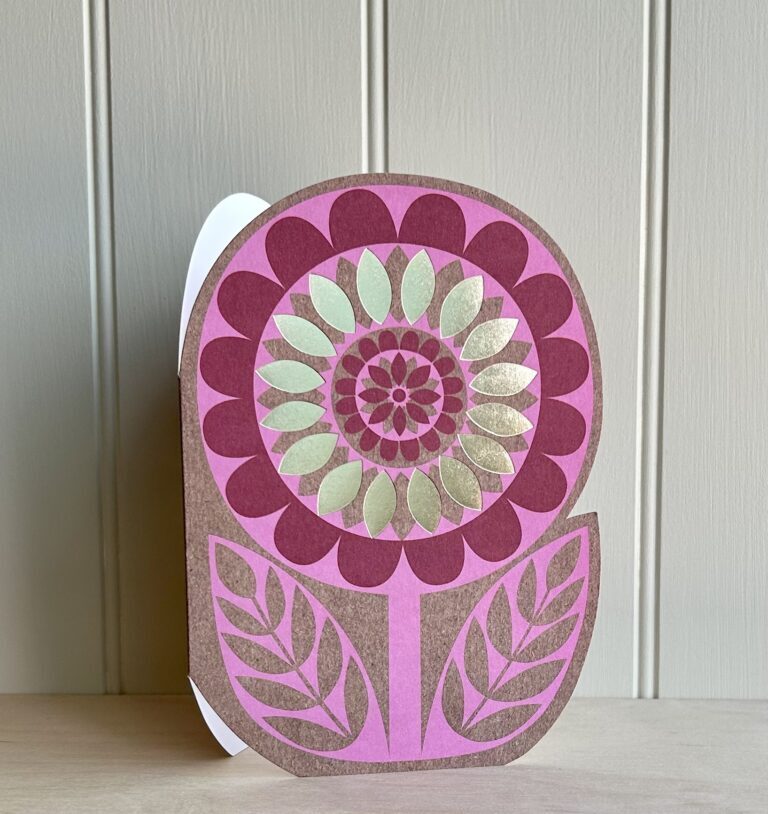 Flower - Pink & Gold