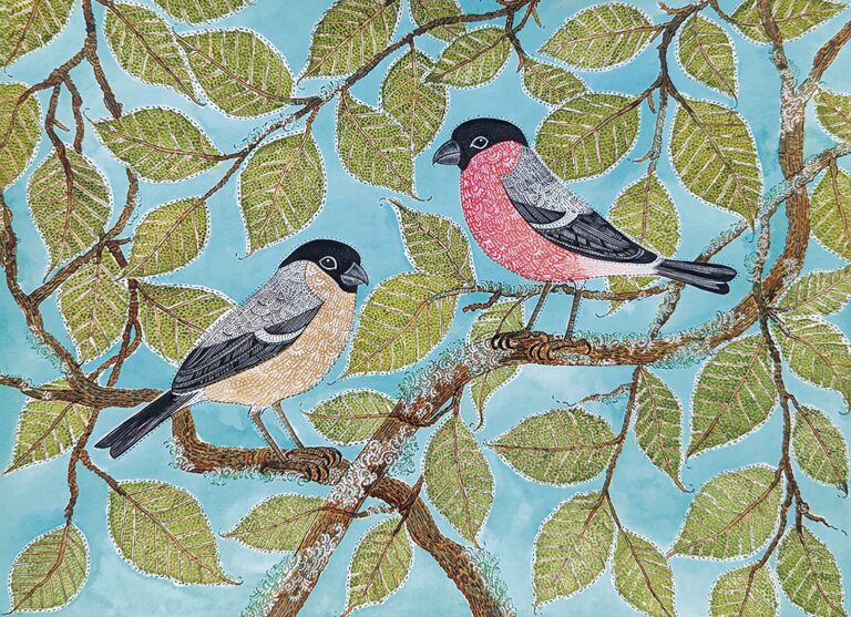 Beneath the Beech Leaves