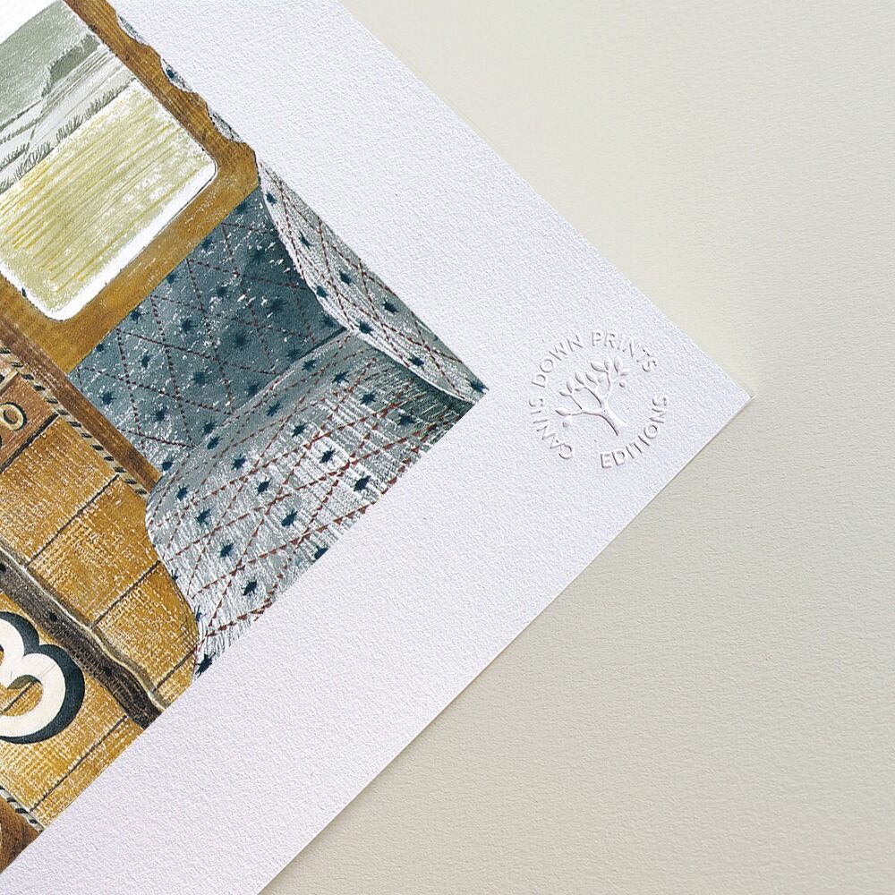 Train Landscape GICLEE PRINT 2 Train Landscape GICLEE PRINT Train Landscape GICLEE PRINT - Image 2