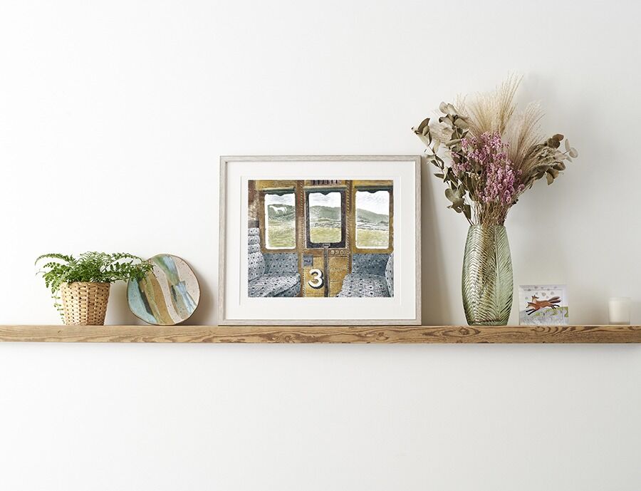 Train Landscape GICLEE PRINT 5 Train Landscape GICLEE PRINT Train Landscape GICLEE PRINT - Image 5