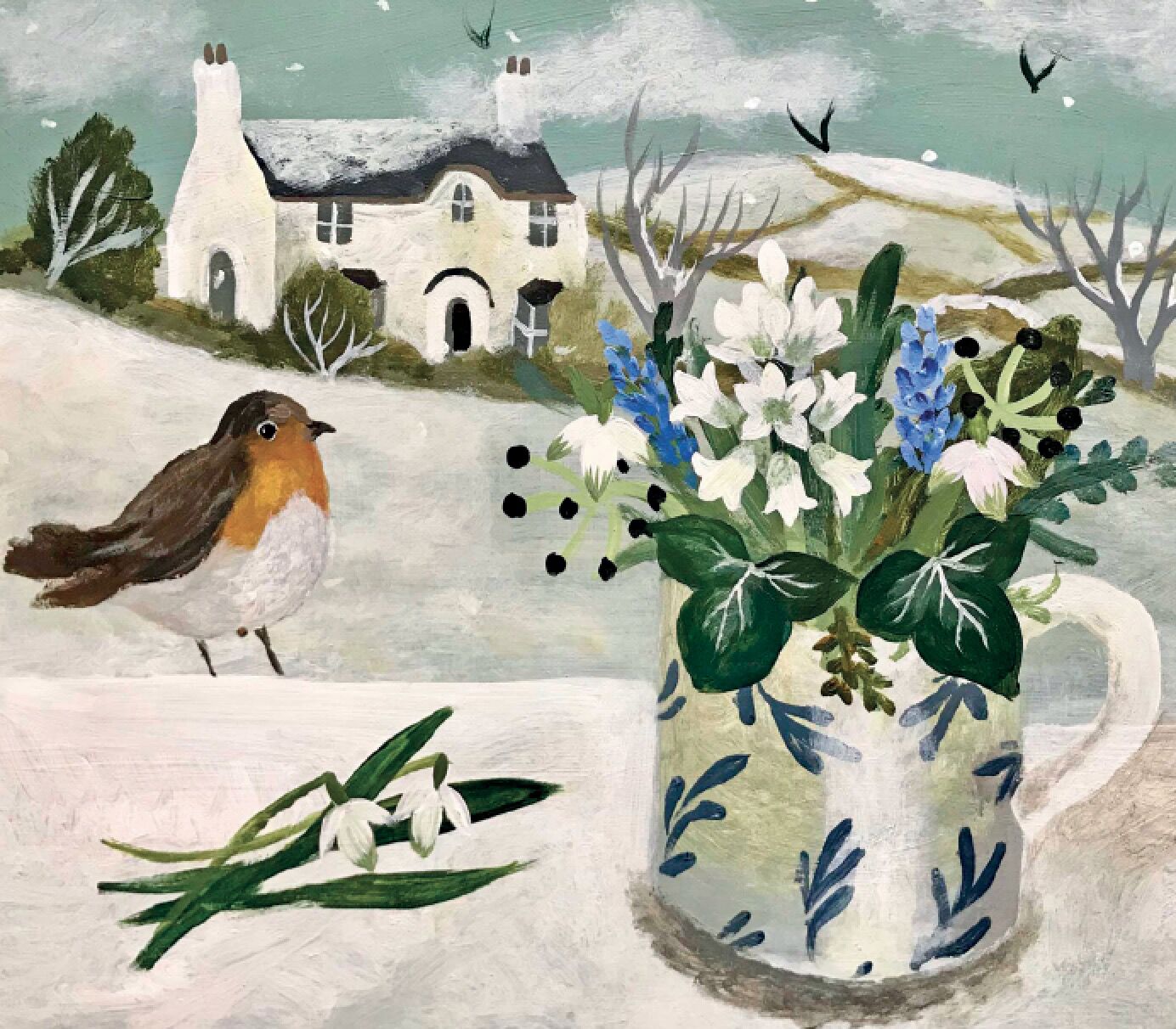 CPRE CHRISTMAS CARD 6 PACK - Robin and Clutch Snowdrops & The Snowy Owl 2 CPRE CHRISTMAS CARD 6 PACK - Robin and Clutch Snowdrops & The Snowy Owl CPRE CHRISTMAS CARD 6 PACK - Robin and Clutch Snowdrops & The Snowy Owl - Image 2