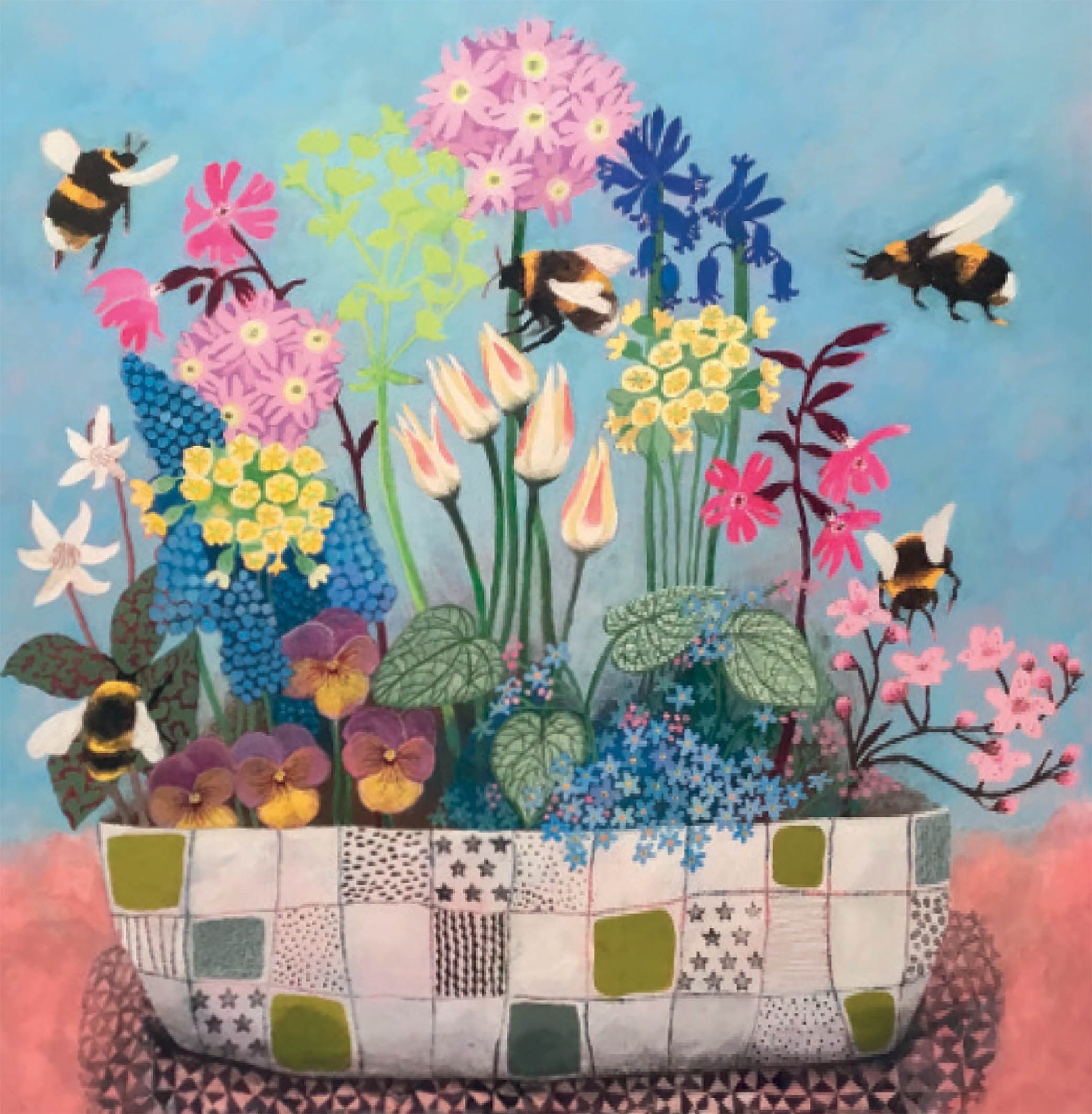 Bumblebees Welcoming Spring 1 Bumblebees Welcoming Spring Bumblebees Welcoming Spring