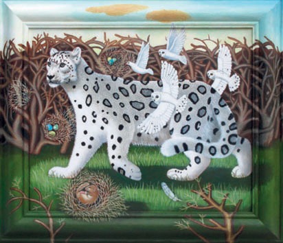 White Fur White Feathers