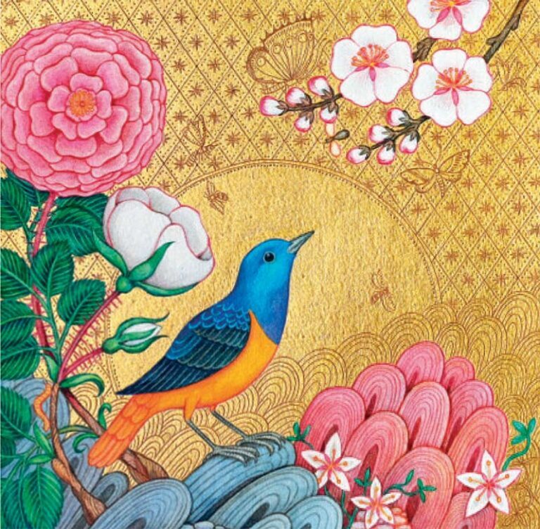 There is a Bird Among the Blossoms Calling