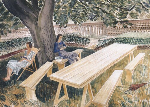 Two Women in a Garden