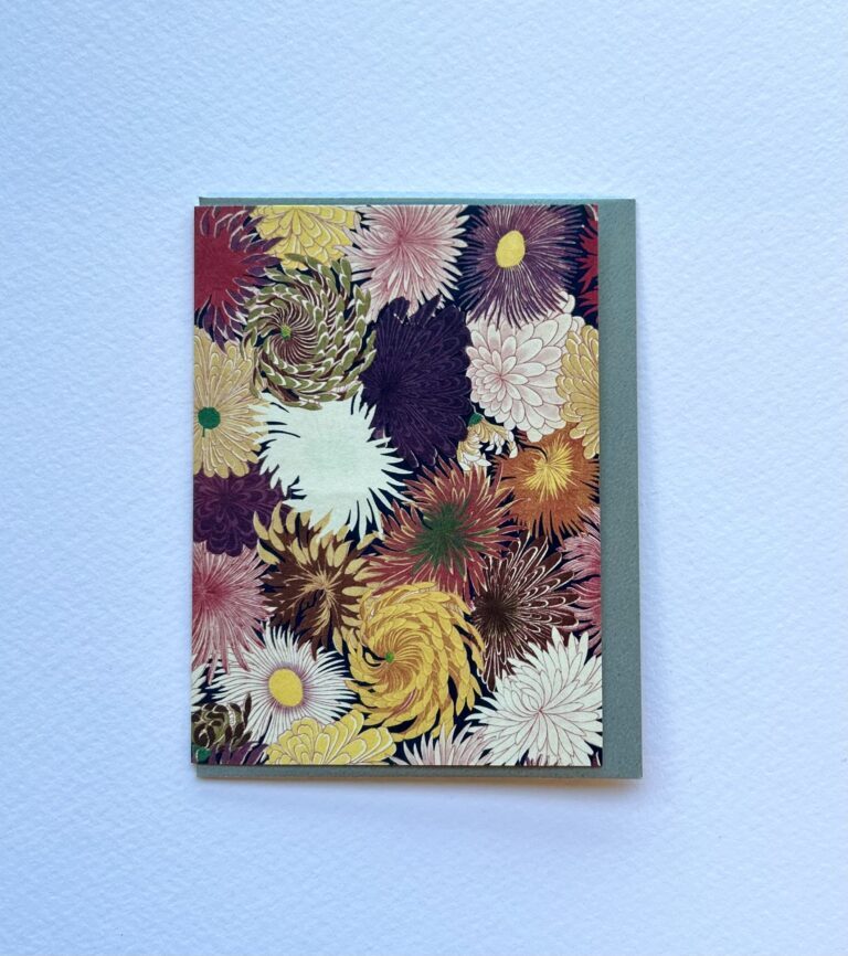 Chrysanthemums Pocket Print Small Card
