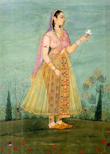 Lady with Flower