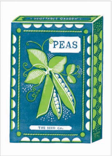 Peas (card only, no seeds inside)