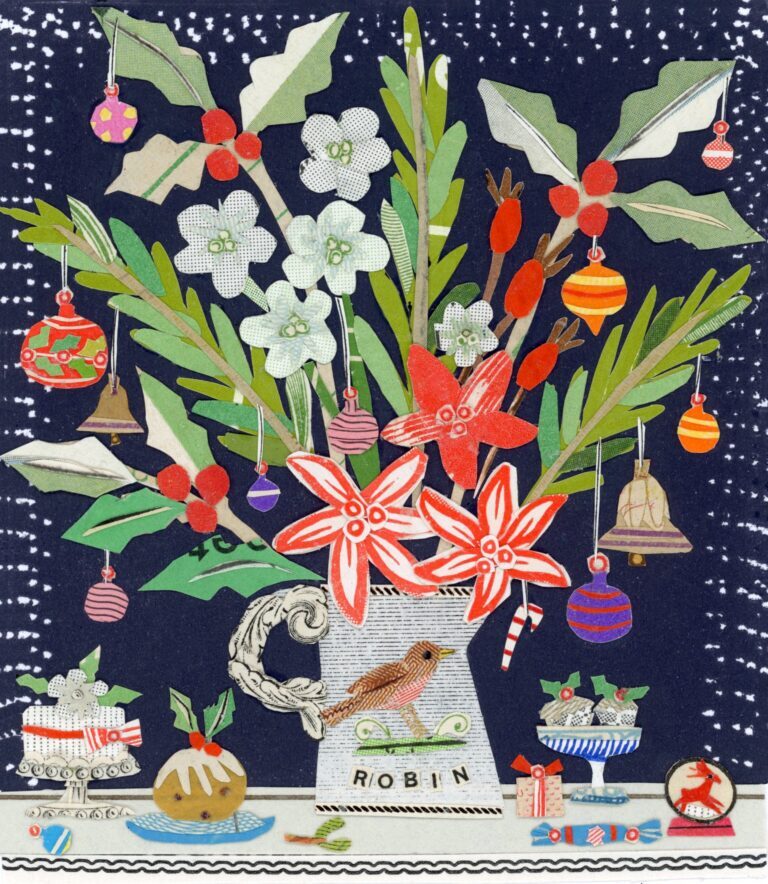 AGBI CHRISTMAS CARD PACK - Robin and Mincepies