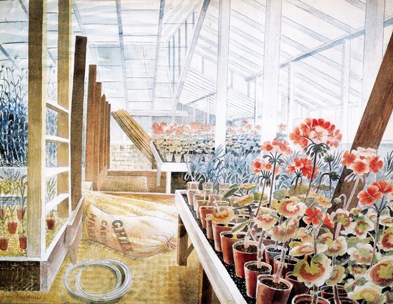 Geraniums and Carnations, 1938