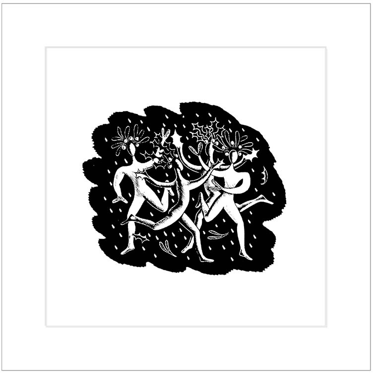 AGBI CHRISTMAS CARD PACK - Calendar Design December (1932)