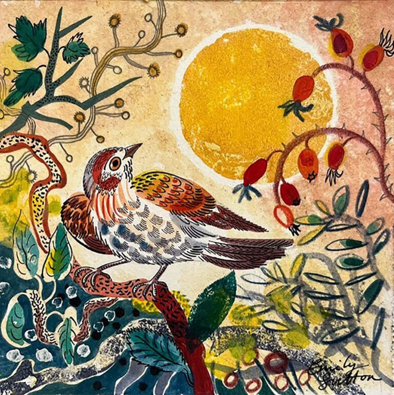 AGBI CHRISTMAS CARD PACK - Finch and Berries