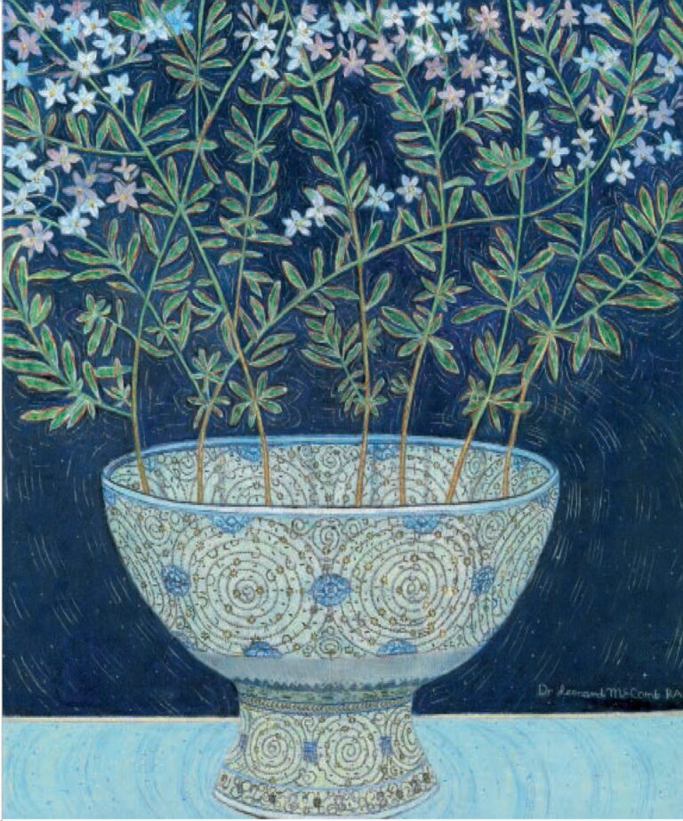 Jasmine Flowers in a Turkish Bowl