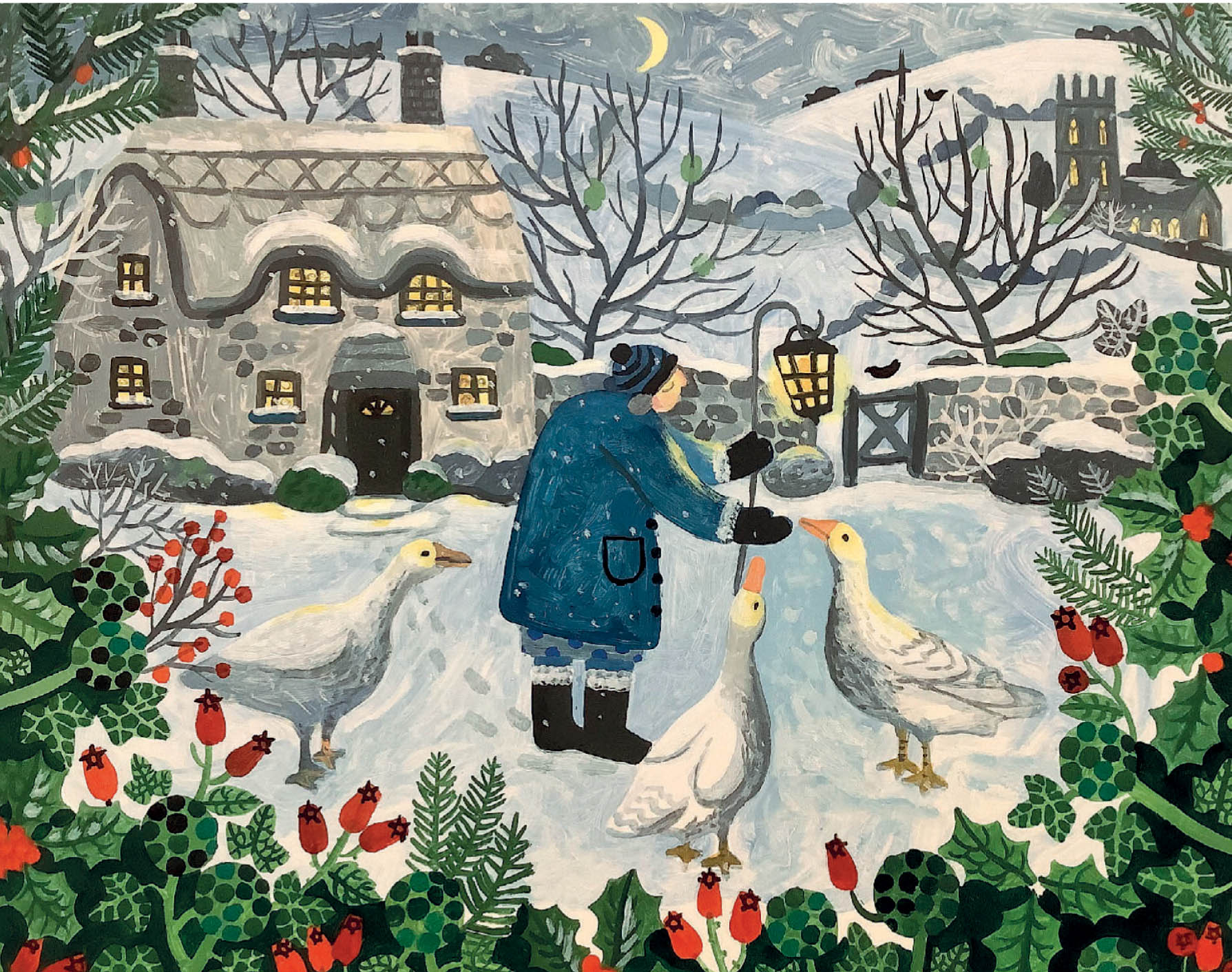 AGBI CHRISTMAS CARD PACK - Geese by Moonlight 1 AGBI CHRISTMAS CARD PACK - Geese by Moonlight AGBI CHRISTMAS CARD PACK - Geese by Moonlight