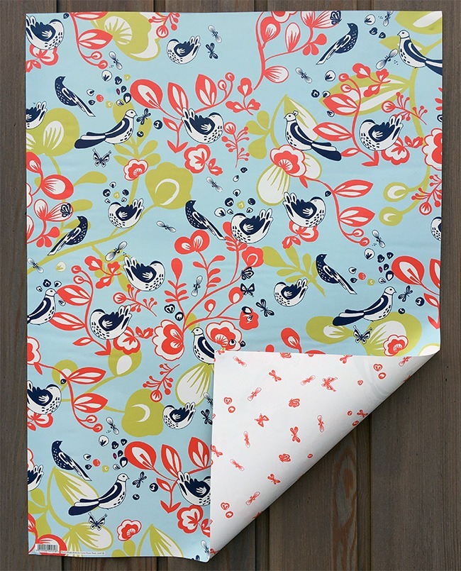 Rosie's Bright Birds DOUBLE SIDED Gift Wrap Sheet