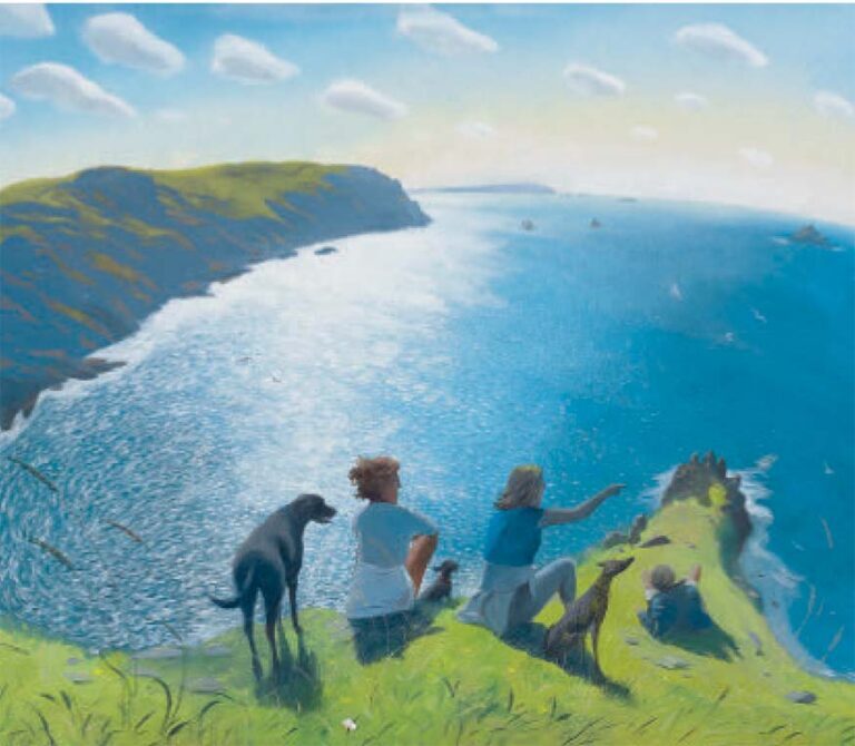 On The Cornish Cliffs