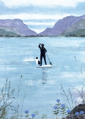 Paddleboarding, Llanberis