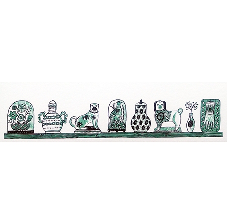 Letter Writing Set: A Mantlepiece Menagerie, Mint 4 Letter Writing Set: A Mantlepiece Menagerie, Mint Letter Writing Set: A Mantlepiece Menagerie, Mint - Image 4