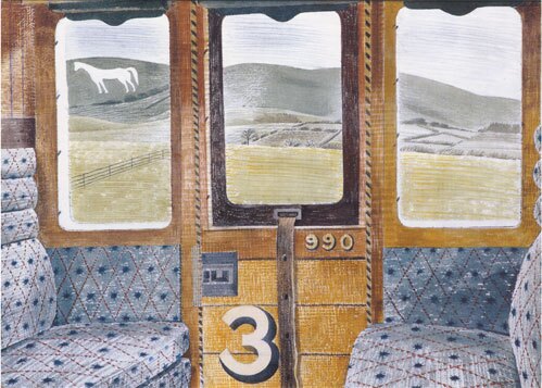 Train Landscape   GICLEE PRINT