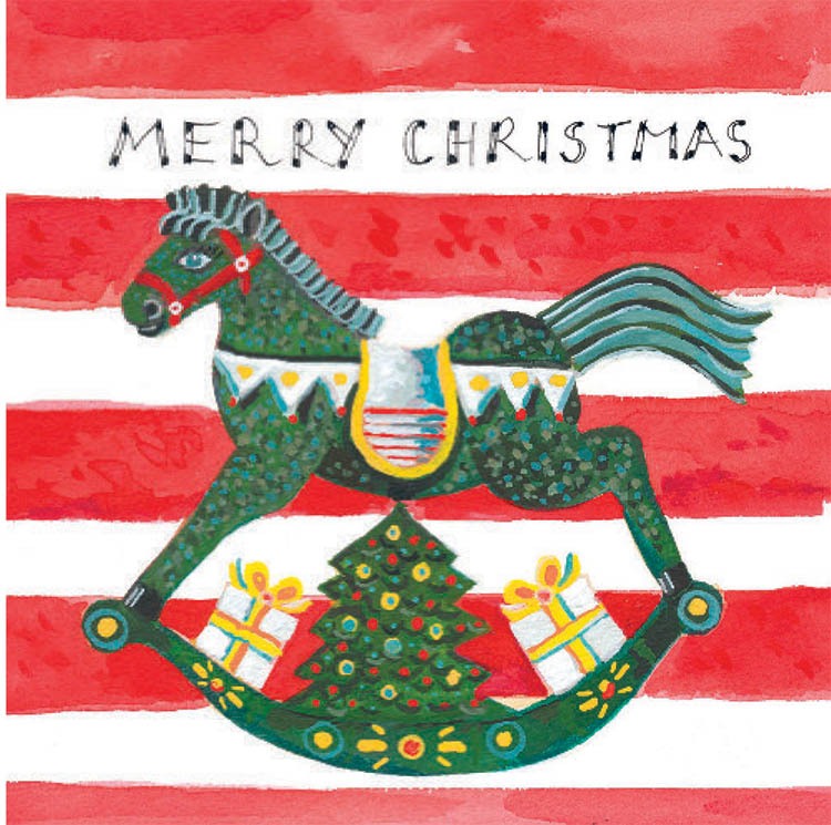 AGBI CHRISTMAS CARD PACK - Christmas Horse