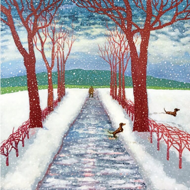 AGBI CHRISTMAS CARD PACK - Hockney's Winter