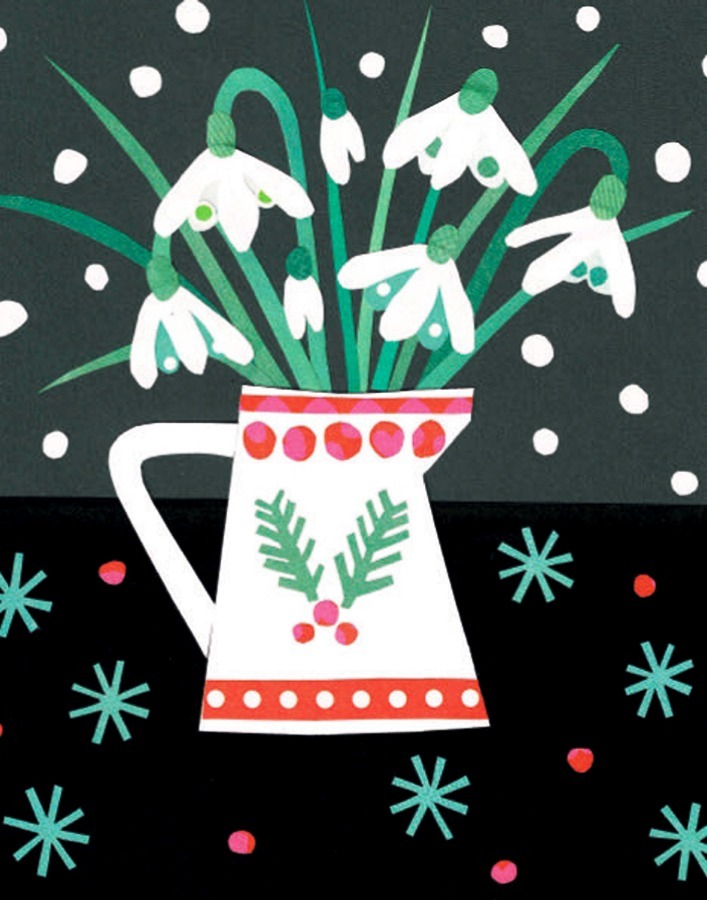 AGBI CHRISTMAS CARD PACK - Snowdrops