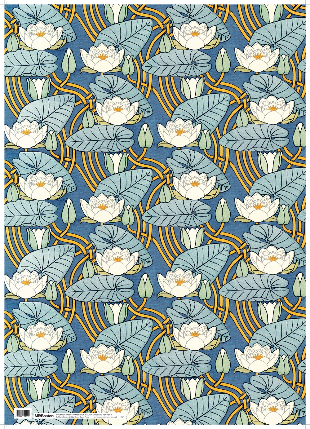 Water-Lily Gift Wrap Sheet 1 Water-Lily Gift Wrap Sheet Water-Lily Gift Wrap Sheet