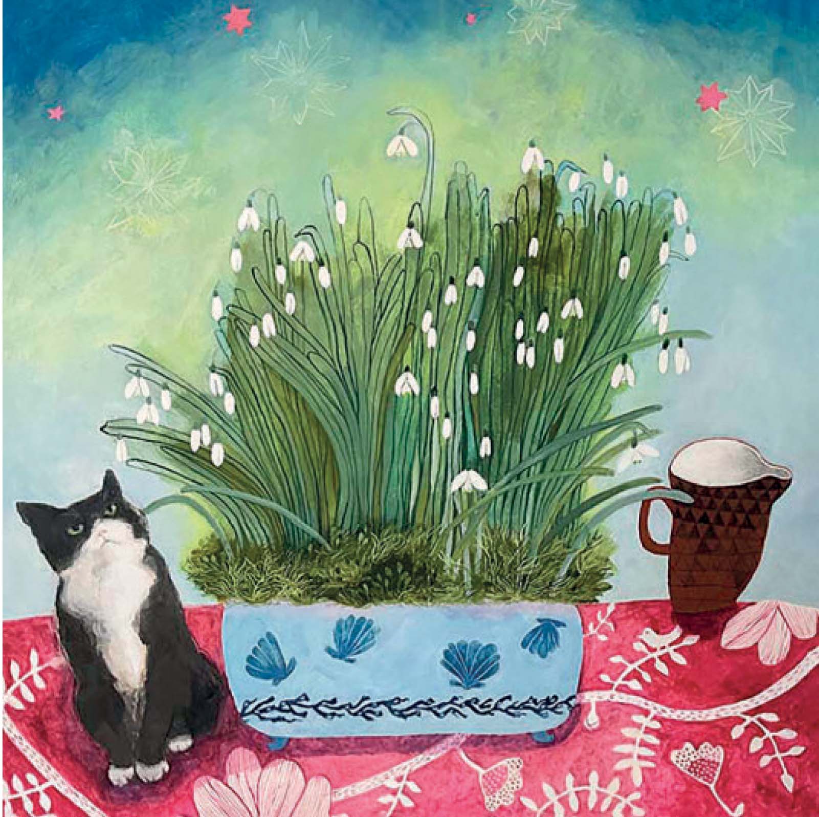 Snowdrops with Cat 1 Snowdrops with Cat Snowdrops with Cat