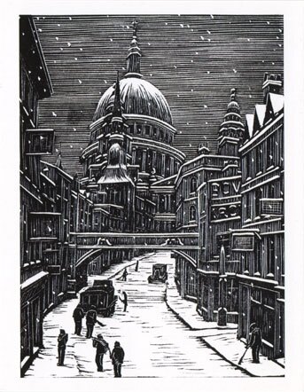 AGBI CHRISTMAS CARD  PACK - London Snow