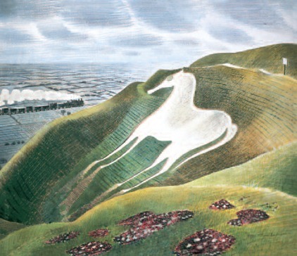 White Horse and Train