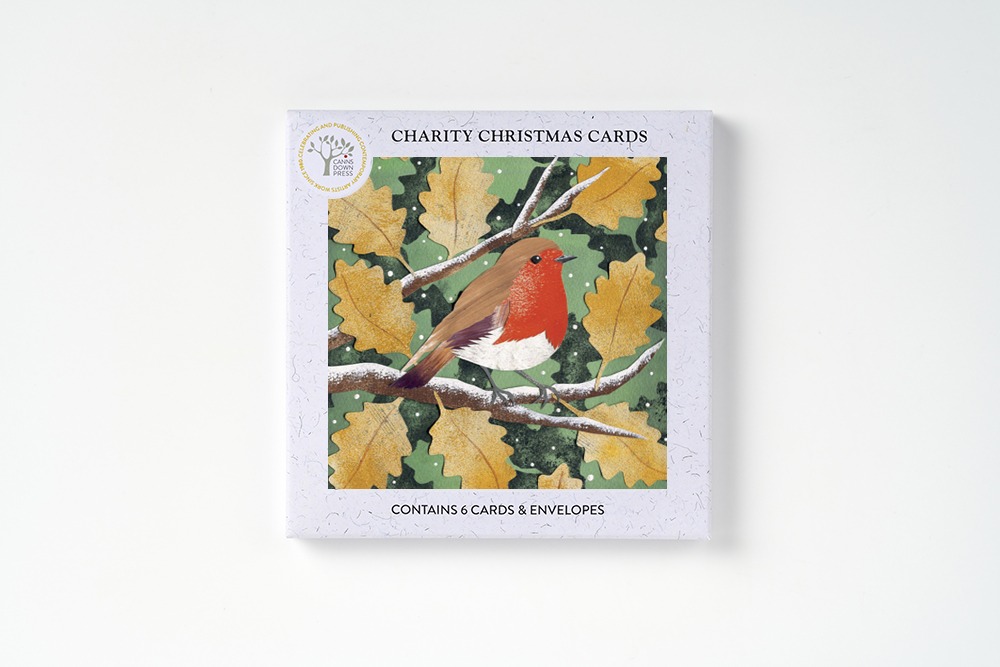 AGBI CHRISTMAS CARD PACK - Robin and Oak Leaves 2 AGBI CHRISTMAS CARD PACK - Robin and Oak Leaves AGBI CHRISTMAS CARD PACK - Robin and Oak Leaves - Image 2
