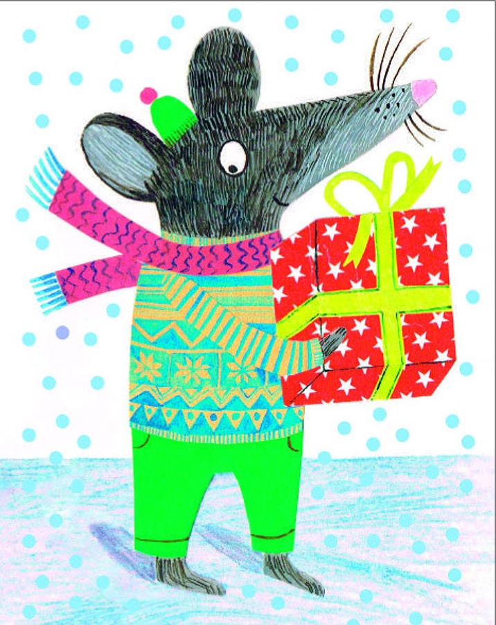 AGBI CHRISTMAS CARD PACK - Christmas Mouse