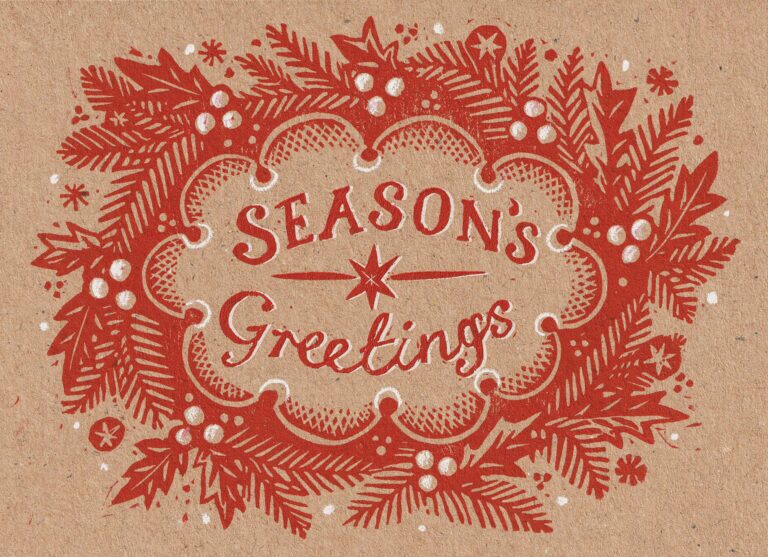 AGBI CHRISTMAS CARD PACK - Season's Greetings