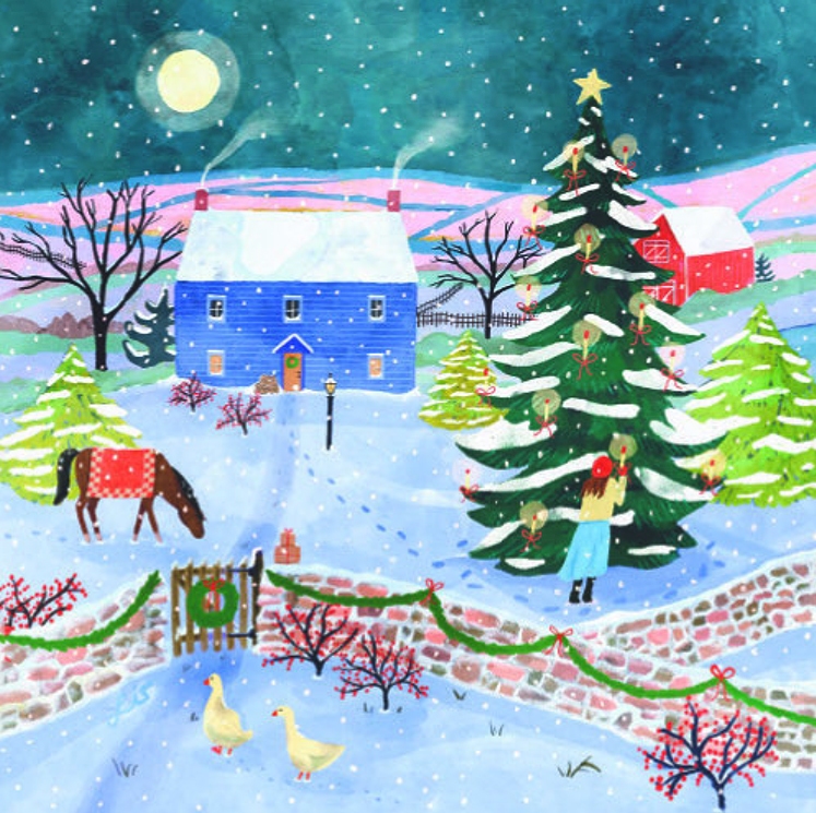 AGBI CHRISTMAS CARD PACK - Country Christmas